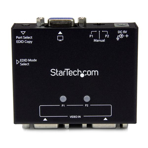 StarTech.com 2-Port VGA Auto Switch Box with Priority Switching and ...
