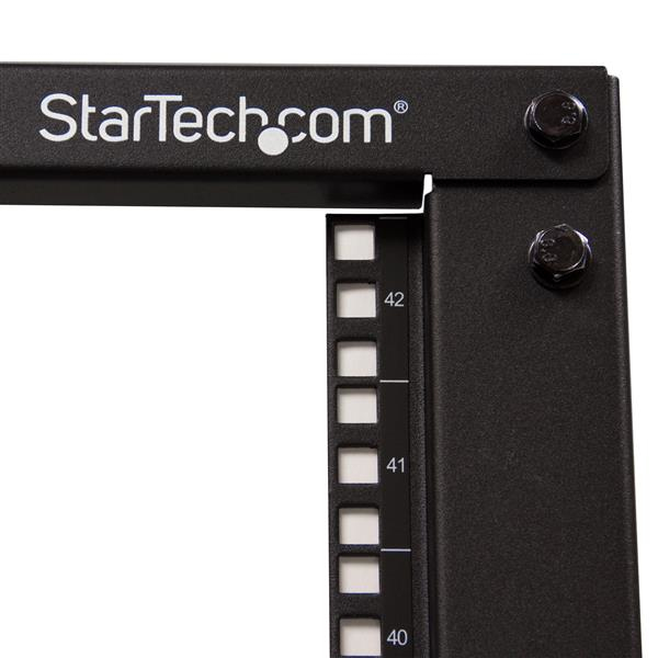 StarTech.com 42U Adjustable Depth Open Frame 4 Post Server Rack Cabinet ...