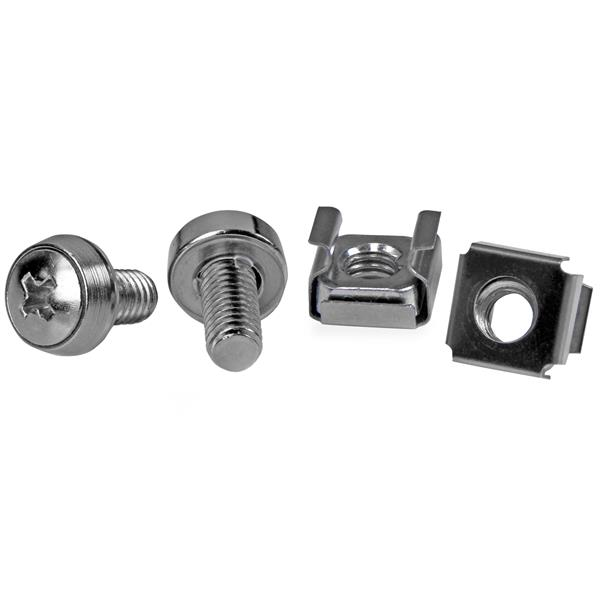 StarTech.com 50 Pkg M6 Mounting Screws and Cage Nuts for Server Rack ...