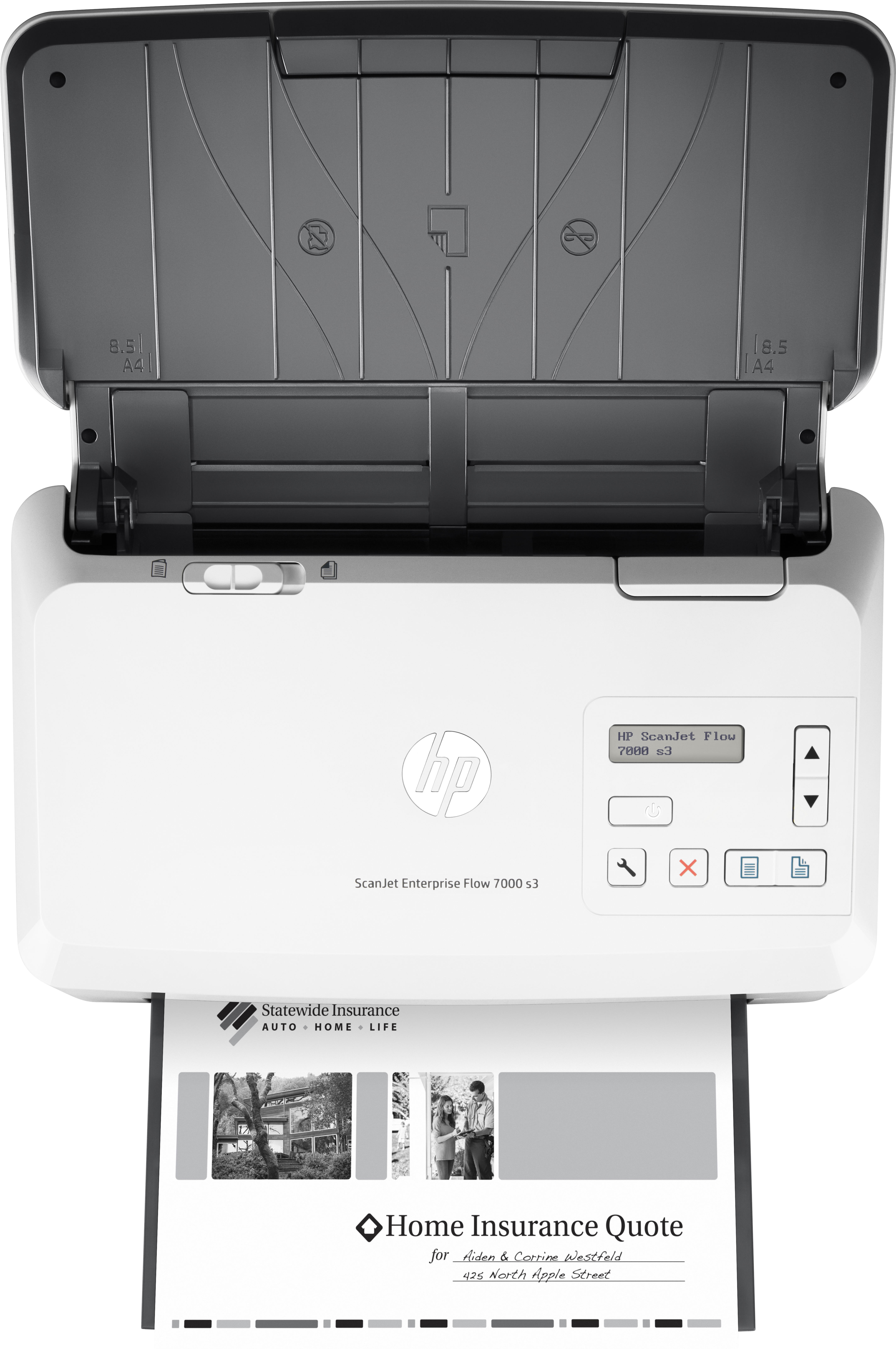 HP Scanjet Enterprise Flow 7000 s3 Sheet-feed Scanner – Transparent