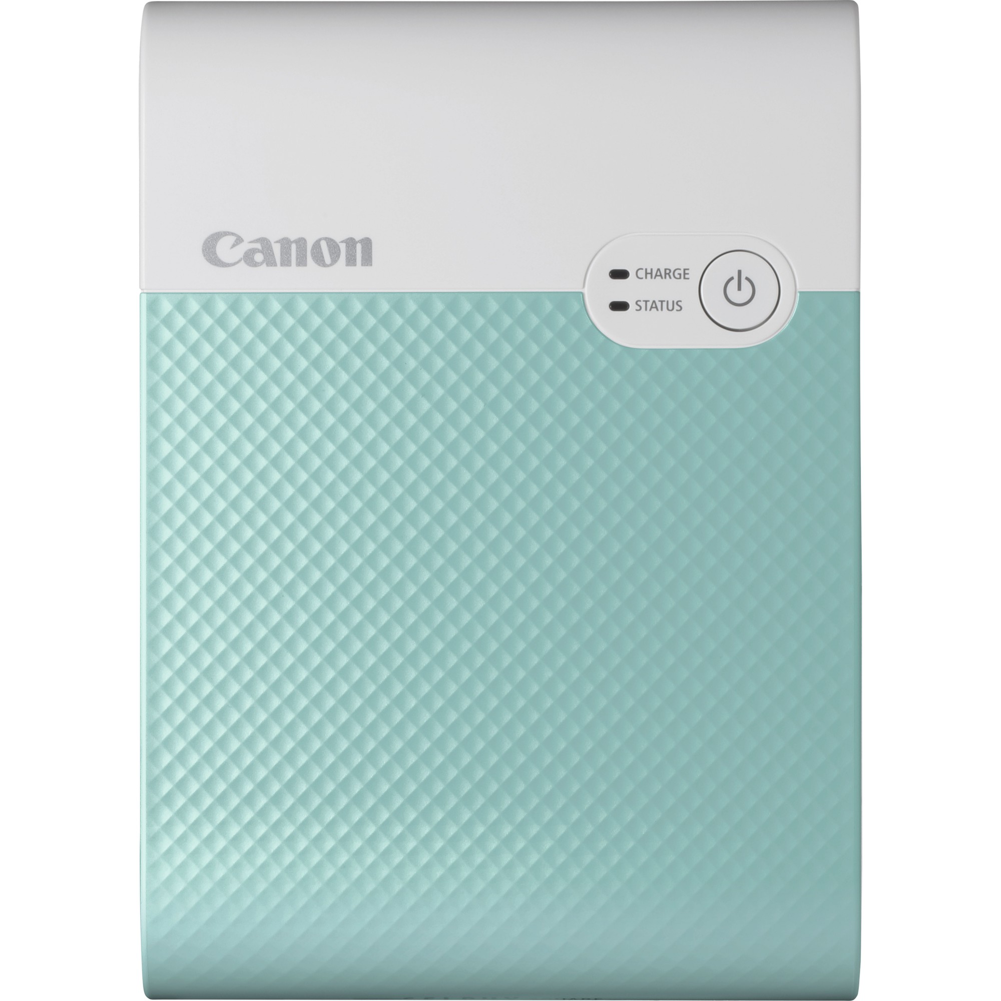 Canon SELPHY SQUARE QX10 Portable Colour Photo Wireless Printer, Mint Green Transparent