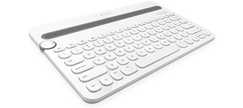 Logitech K480 Keyboard, German Wireless, White, 2229440 (Wireless, White) 並行輸入品 Logitech Multi-Device K480 - Keyboard - Bluetooth - | 920-006351