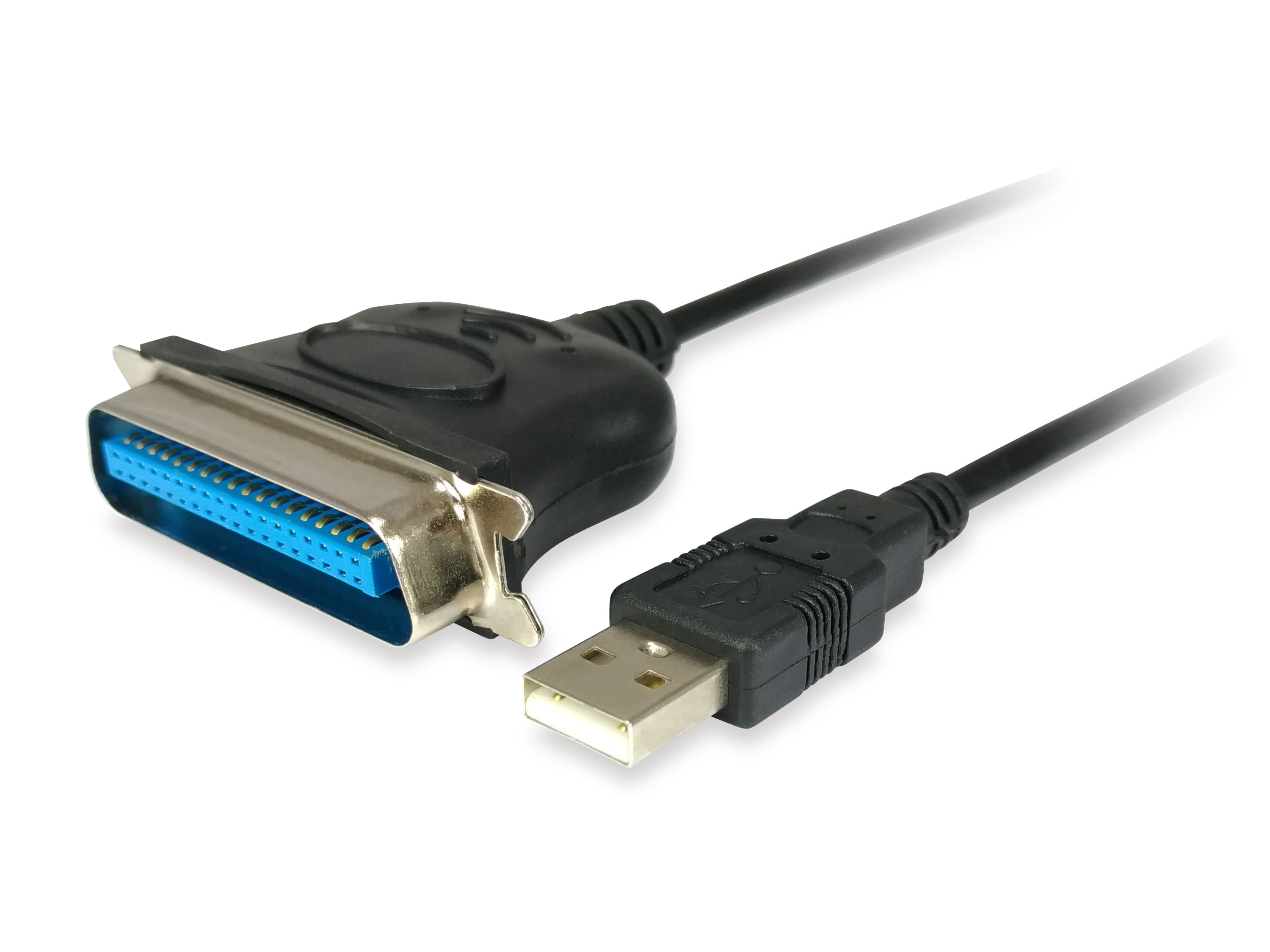 Equip USB to Parallel Adapter Cable – Transparent