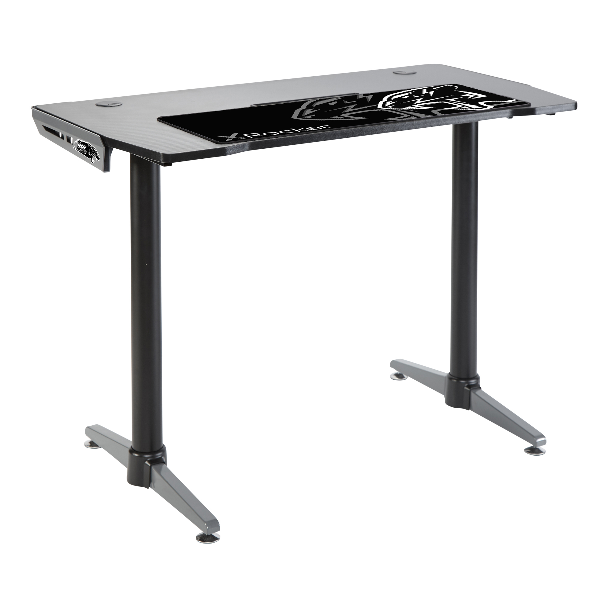 X Rocker 2020006 computer desk Grey Transparent