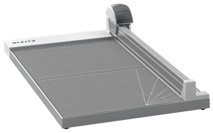 Leitz Precision Home Snijtafel A4, Guillotine, Snijdt tot 8 Vellen, Snijlengte van 305 Millimeter, Stalen Snijmes, Gelamineerde Houten Basis, Met Hulplijnen en Mesbescherming, 90180000