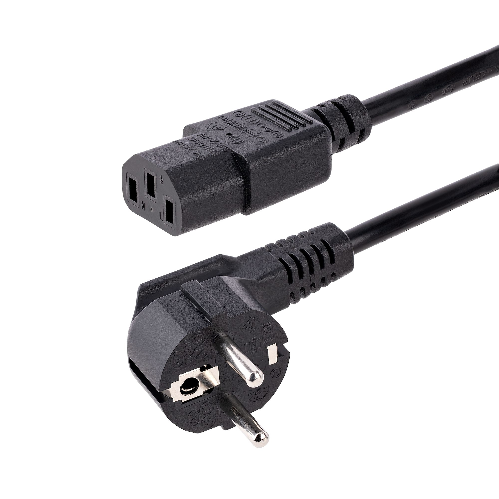 3m (10ft) Computer Power Cord, 18AWG, EU Schuko to C13