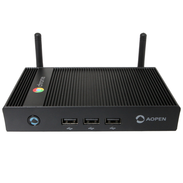 Aopen Chromebox mini digital media player Black 16 GB WiFi Transparent