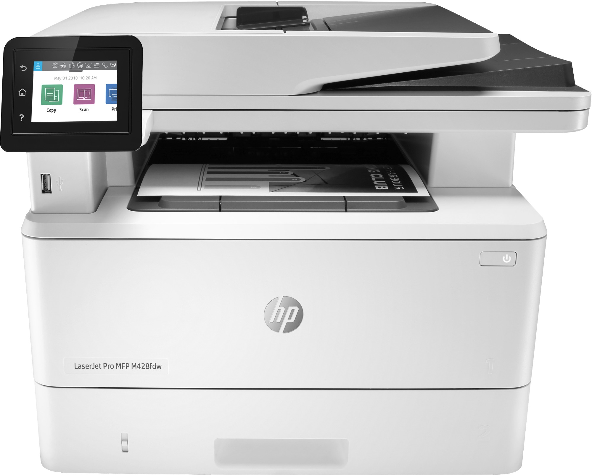 HP LaserJet Pro MFP M428fdw, Print, Copy, Scan, Fax, Email, Scan to