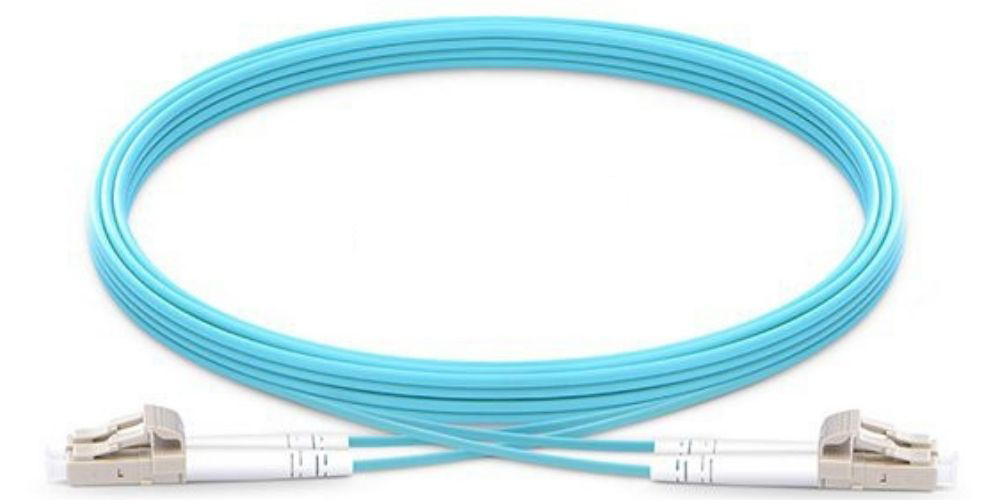 Origin Storage LC-LC OM4 Fibre Patch Cable Multimode Duplex Aqua 1m ...