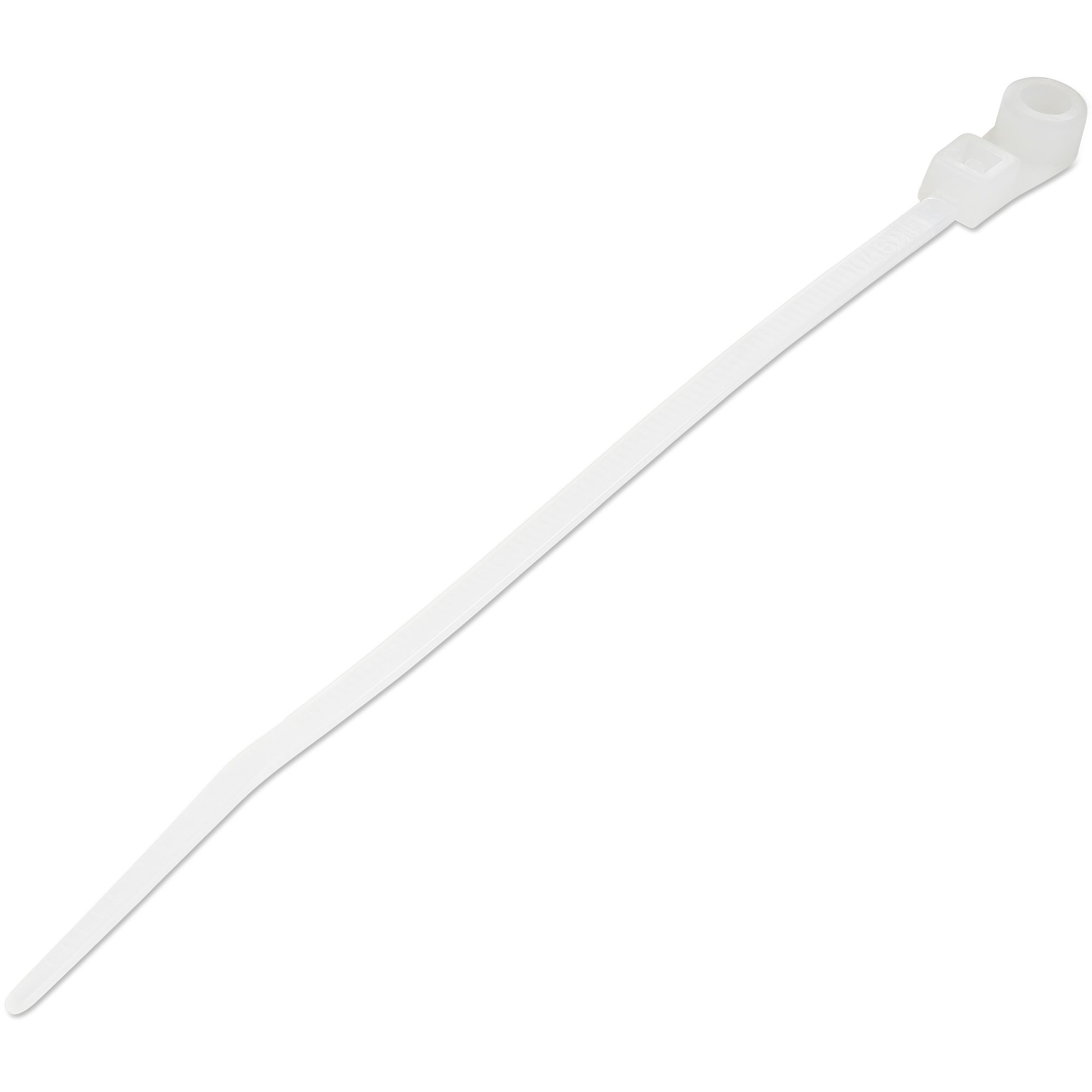 100 Pack 4″” Cable Tie with Mounting Hole Screw Mount