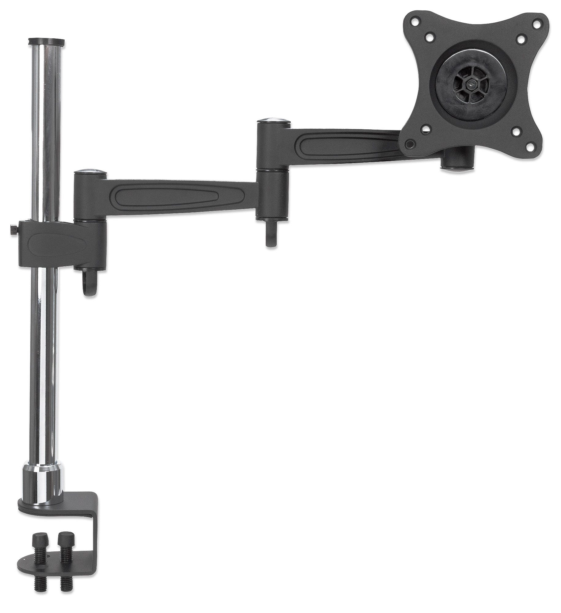 Manhattan Monitor Desk Mount (clamp), 1 screen, 1027″”, Vesa 75×75 to