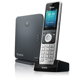 W60p Yealink W60P IP phone Black, Silver Wireless handset TFT – Transparent