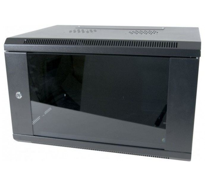 EXC 755103 rack cabinet 12U Wall mounted rack Black – Transparent