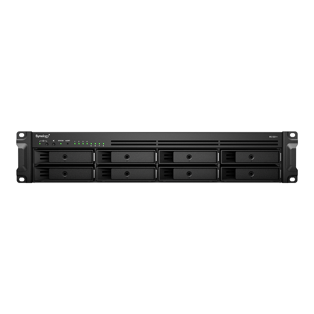 Synology RackStation RS1221+ NAS Rack (1U) Ethernet LAN Black V1500B ...